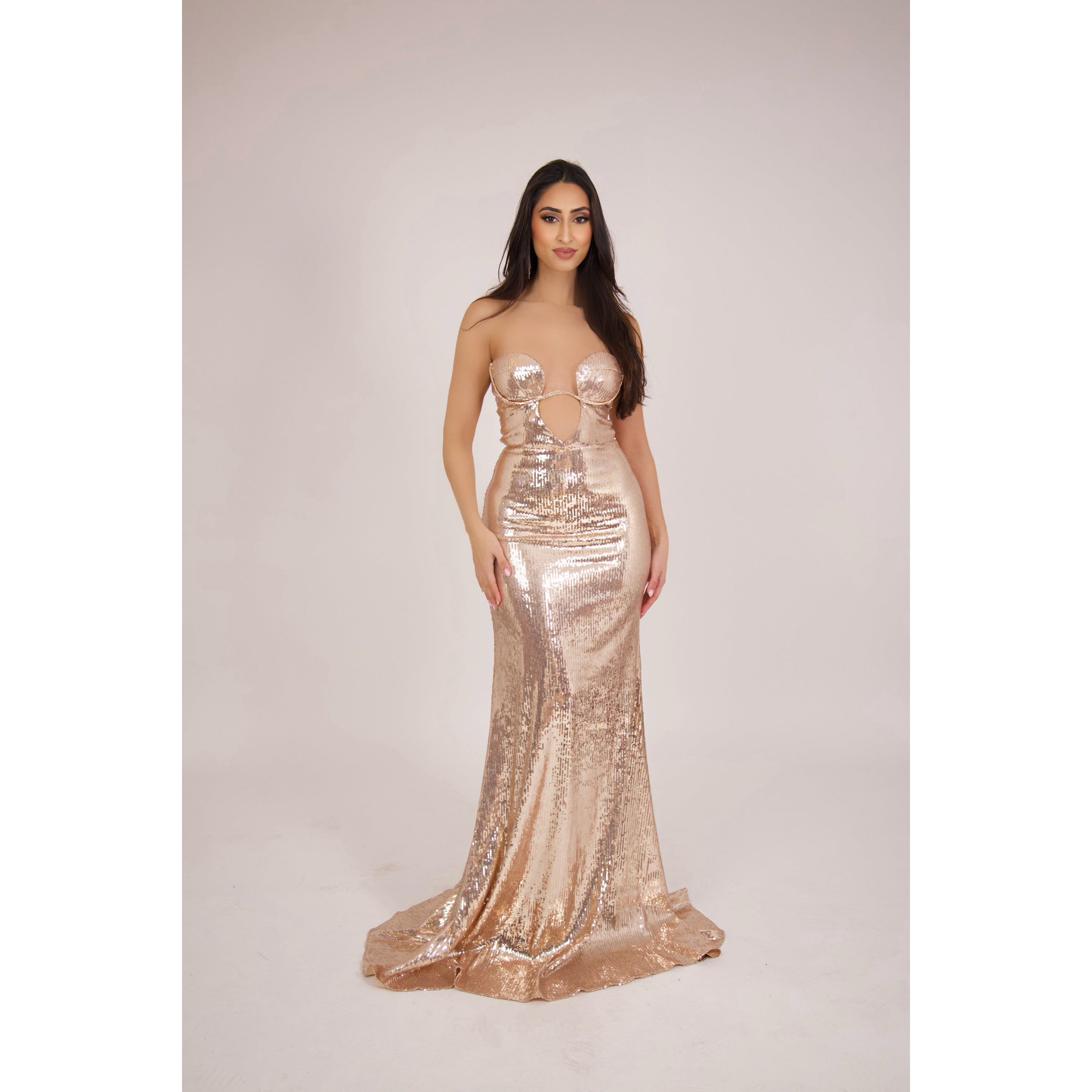 Serena Maxi Gold Dress LAKER Serena Maxi Gold Dress LAKER